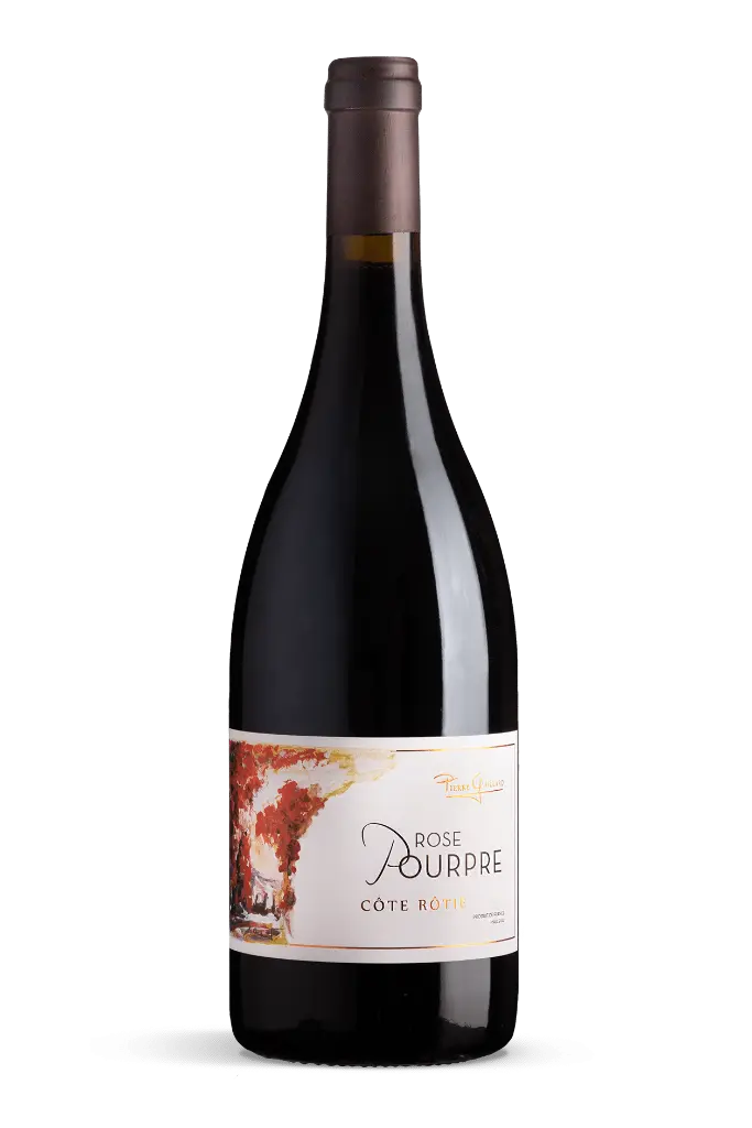 bouteille - Pierre gaillard - rouge - côte rotie - rose pourpre.webp