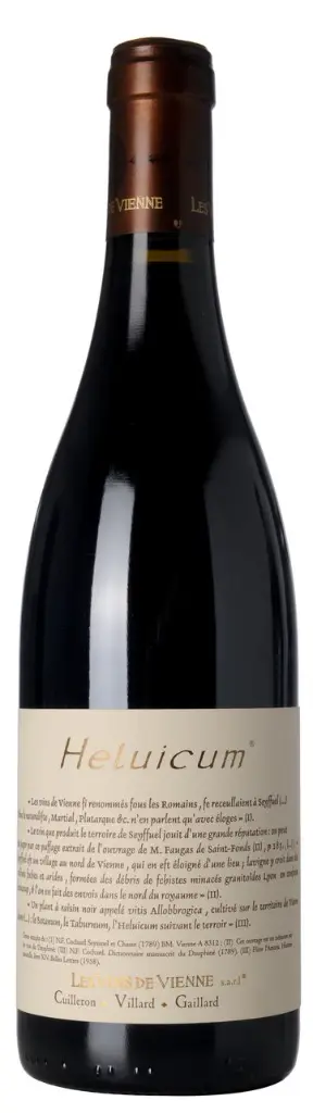 les vins de vienne - rouge - héluicum - bouteille.webp