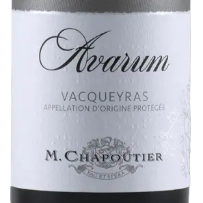 M. Chapoutier (Tradition) - VACQUEYRAS Avarum (Rouge) - 2023 - 6x75 cl