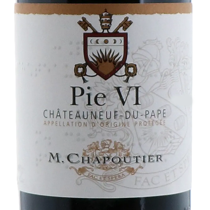 M. Chapoutier (Excellence) - CHÂTEAUNEUF-DU-PÂPE Pie VI (Bio) (Rouge) - 2023 - 6x75 cl