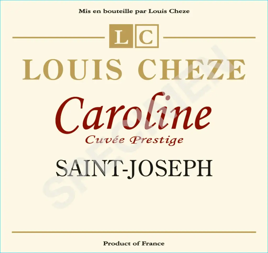 Louis Chèze - Saint-Joseph - Caroline (Rouge) - 2022 - 6x75 cl
