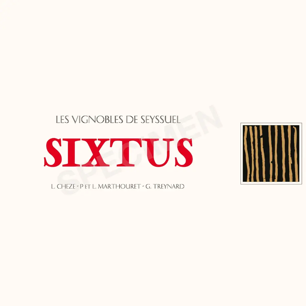 Louis Chèze - Collines Rhodanienne - Sixtus (Rouge) - 2023 - 6x75 cl