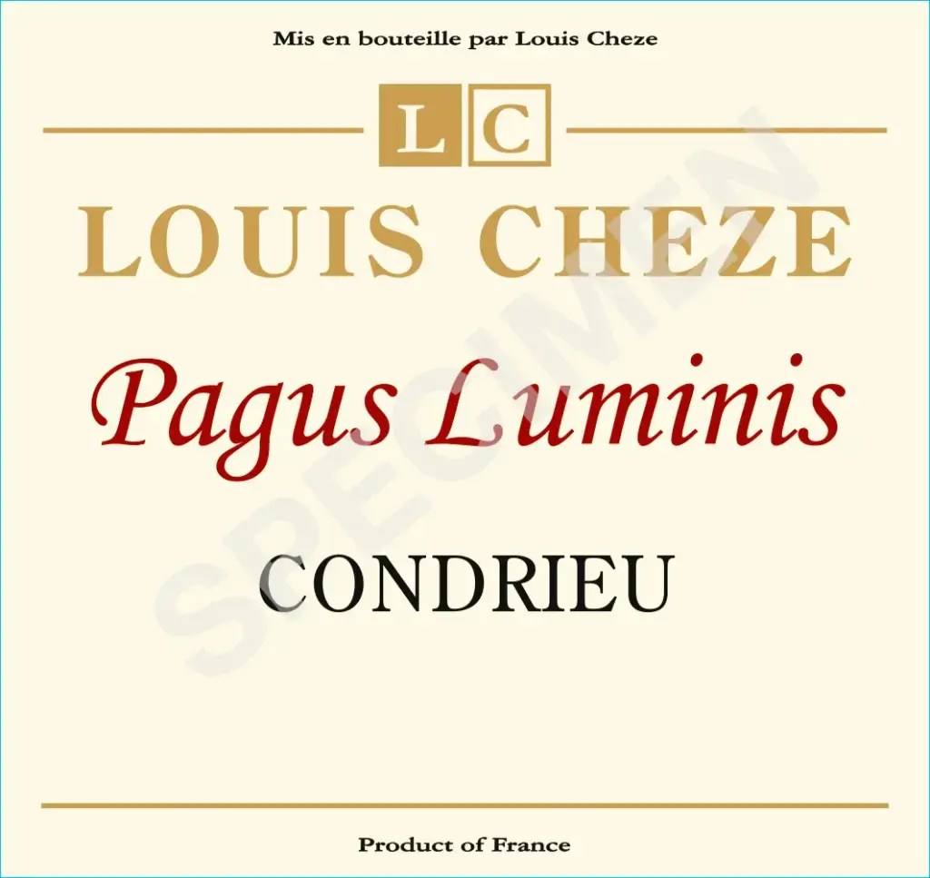 Louis Chèze - Condrieu - Pagus Luminis (Blanc) - 2023 - 6x75 cl