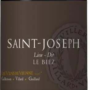 Les Vins de Vienne - Saint Joseph - Lieu-dit "Le Biez" (Rouge) - 2023 - 6x75cl
