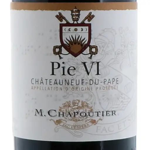 [ID000061] M. Chapoutier (Excellence) - CHÂTEAUNEUF-DU-PÂPE Pie VI (Bio) (Rouge) - 2023 - 6x75 cl