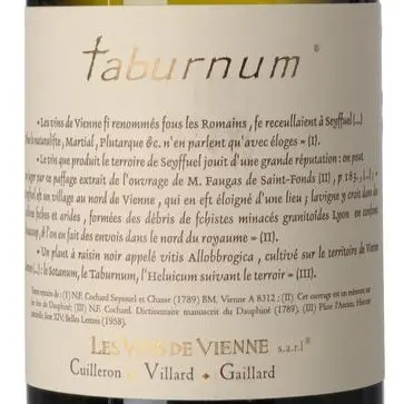Les Vins de Vienne - Seyssuel - Taburnum (Blanc) - 2022 - 6x75cl