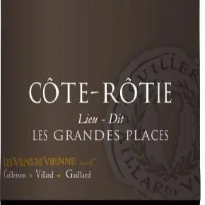Les Vins de Vienne - Côte Rôtie - Lieu-dit "Les grandes places" (Rouge) - 2022 - 6x75 cl