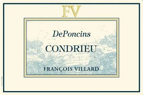 François Villard - Condrieu - Deponcins (Blanc) - 2022 - 6x75 cl