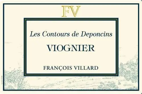 François Villard - IGP Collines Rhodaniennes-Les Contours de Deponcins (Blanc) - 2023 - 6x75 cl
