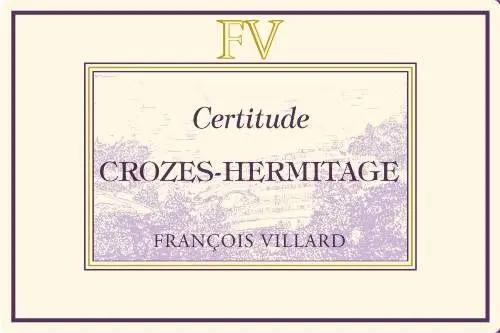 François Villard - Crozes-Hermitage - Certitude (Rouge) - 2022 - 6x75 cl